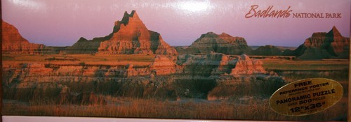 Badlands National Park Panoramic Jigsaw Puzzle
