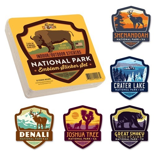 63 National Park Emblem sticker set 676944290496
