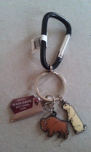 Badlands Charm Key Chain