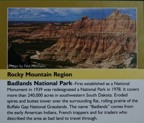 Badlands Passport Book Sticker 40012