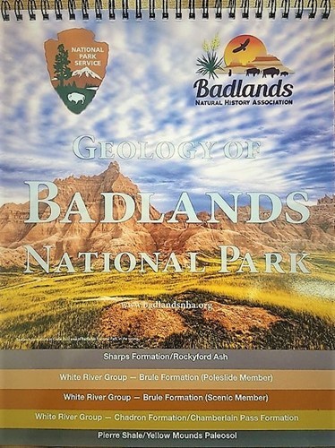 Geology of Badlands National Park Flip Chart 97855215654415
