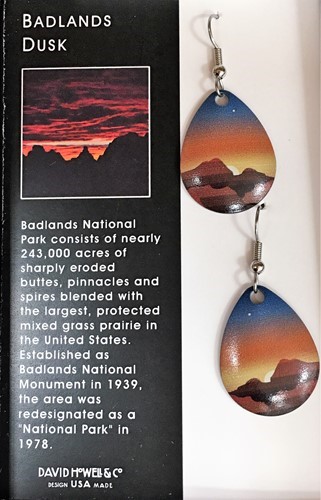 Badlands at Dusk Earrings 769022090184