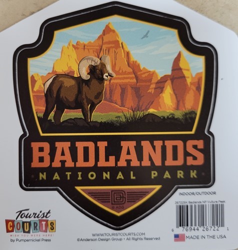 Badlands Emblem Sticker 676944260185