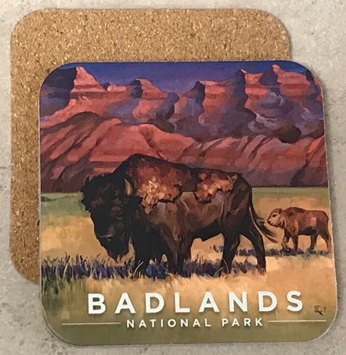 Badlands Good Life Coaster- Bison 676944229984