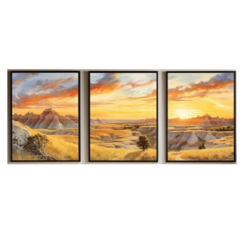 Badlands Triple Print #8