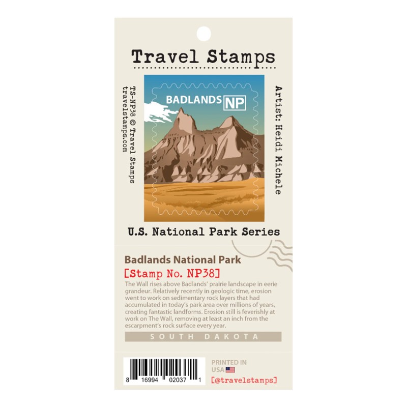 Badlands Travel Stamp 0816994020371