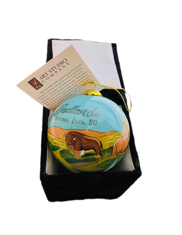 Glass Hand-Painted Ornament by Art Studio Company 100845