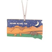 Wood So. Dak. Night Sky Badlands Ornament 005260726059 View 2