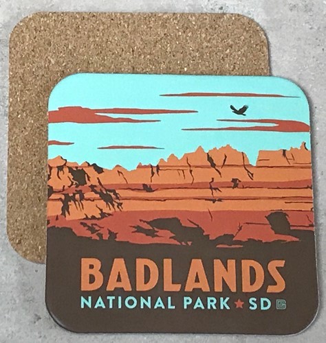 Badlands Emblem Coaster